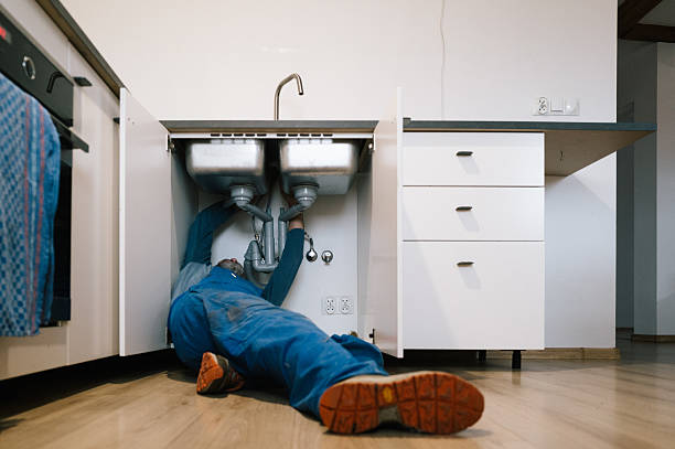 Professional Drain Cleaning technician working in Wilton, AL